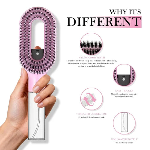 Brosse Démêlante & Massage Cuir Chevelu – Douceur & Brillance
